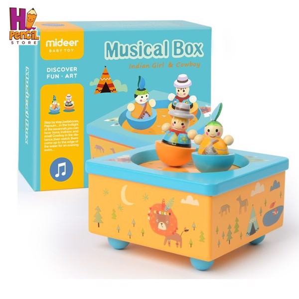 Hộp Nhạc Búp Bê Ấn Độ Mideer Mang Âm Nhạc Cho Bé - Hi Pencil