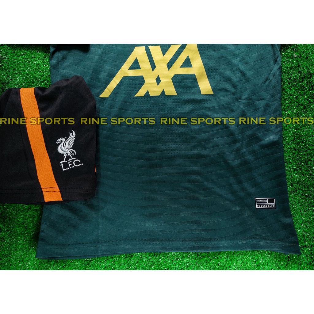 Bộ áo bóng đá liver tranning màu xanh hàng Super sân khách thailand 2022-2023 Giống thi đấu