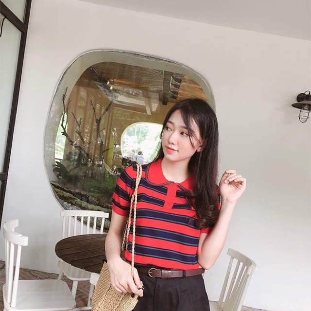 ÁO LEN CỔ ĐỨC 4 MÀU KẺ