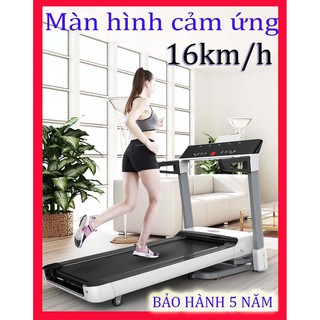 máy chạy bộ điện đa năng A800, Máy chạy bộ tai nhà tốc độ 1-16km/h bảo hành 5 năm