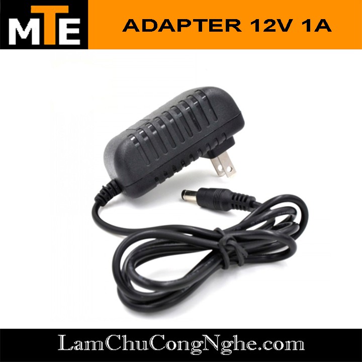 Nguồn adapter 12V 1A jack DC 5.5 * 2.1 mm