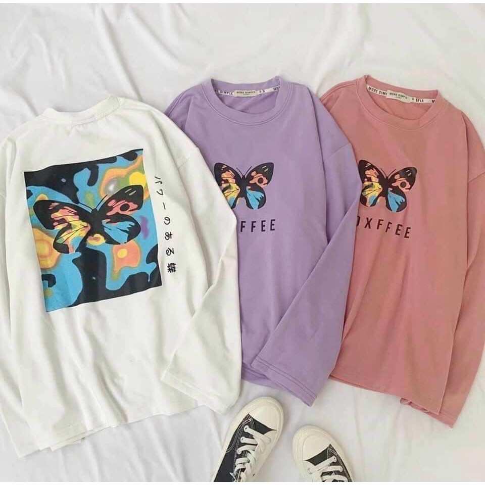 Áo Sweater Nữ Butterfly lót bông | BigBuy360 - bigbuy360.vn