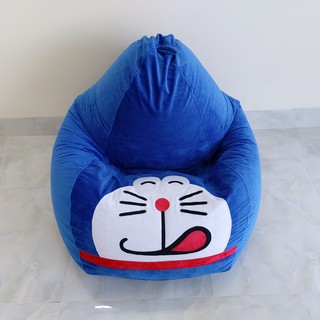GHẾ LƯỜI GIỌT NƯỚC SIZE L DOREMON ( BAO GỒM HẠT XỐP)