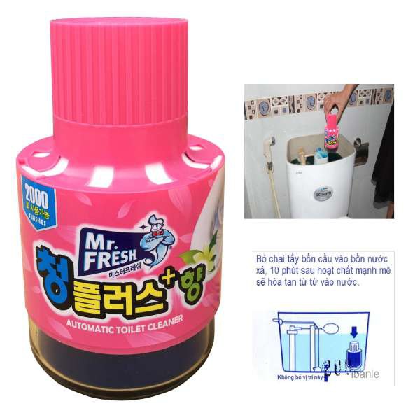 Chai tẩy vệ sinh toilet Mr.Fresh hương ngàn hoa 180g