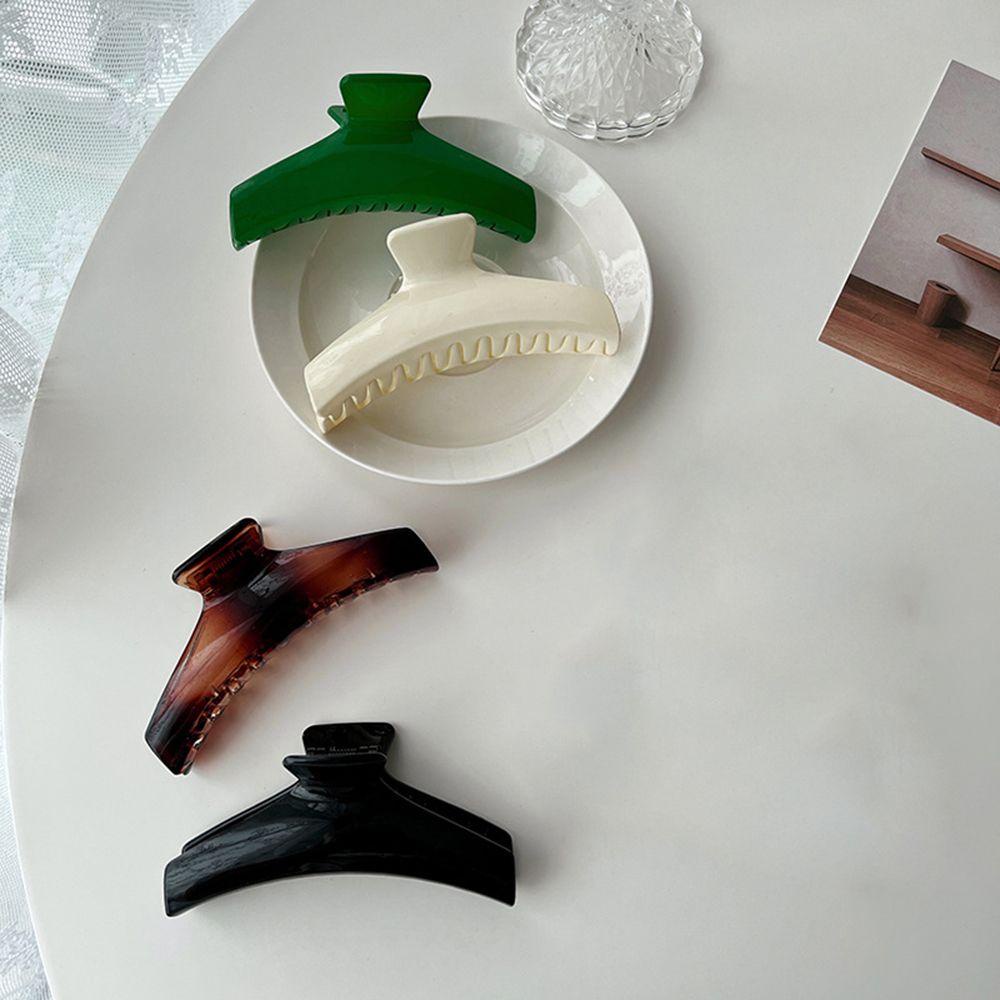 Kẹp Tóc Càng Cua Chất Liệu Acrylic Phong Cách Retro Cho Nữ