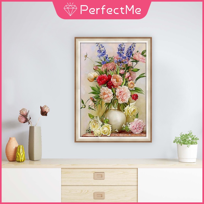 Bộ tranh đính đá 5D tự làm hình nữ thần tượng trưng cho nhóm nhạc BTS