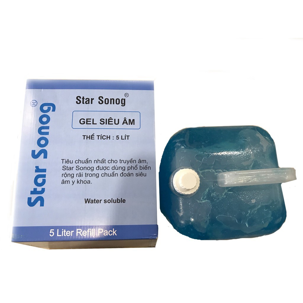 Gel siêu âm STAR SONOG  can 5l