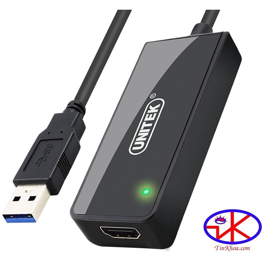 Cáp Chuyển USB 3.0 Sang HDMI Unitek Y-3702 Full HD 1080P.(Y3072)