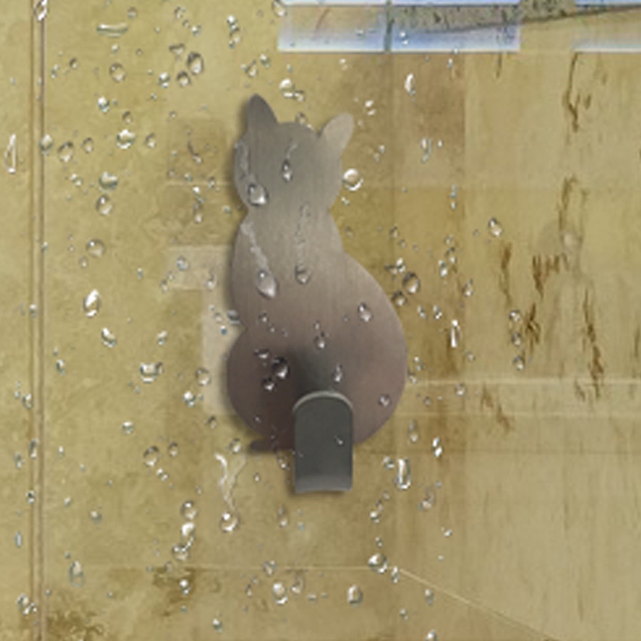 Móc Treo Đồ Dùng Gắn Tường Bằng Thép Không Gỉ Tiện Dụng Cho Gia Đình