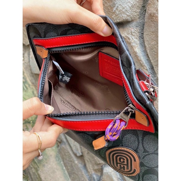 TÚI COACH NAM NỮ UNISEX KIÊM CLUTCH CÓ MÓC KHOÁ