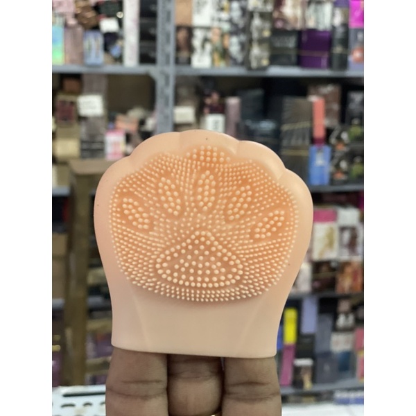 Bông masage rửa mặt Silicone hình thú