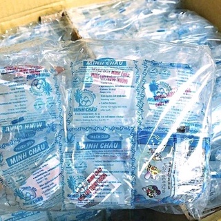thạch dừa minh châu bịch 22 gói đồ ăn vặt ngon dai hấp dân giá rẻ