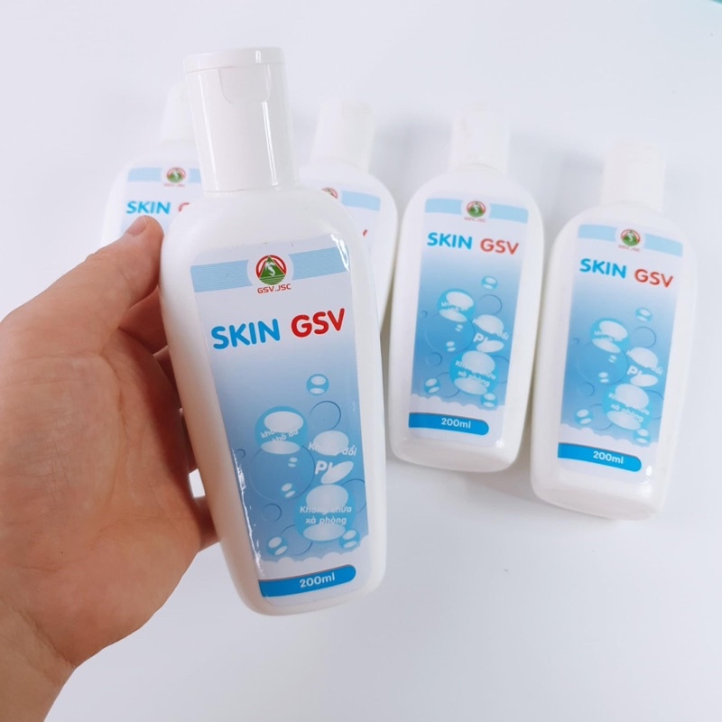 Sữa Rửa Mặt Skin GSV 200ml - Dành Cho Da Dầu Mụn, Nhạy cảm - Dr.Trang