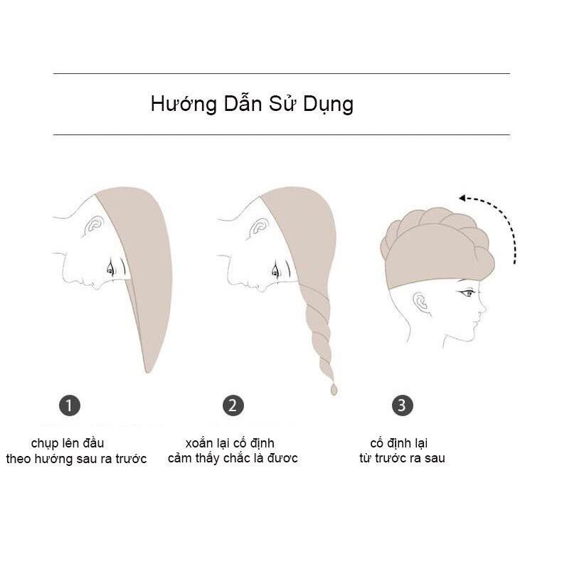 Khăn ủ tóc quần dầu làm khô tóc siêu nhanh - siêu thấm hút - chất đẹp - [ Hàng xuất dư Cao Cấp ]