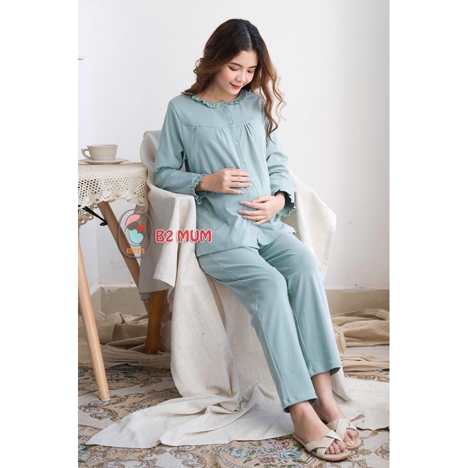 [Siêu Phẩm] Bộ Đồ Bầu Bộ Bầu trước và sau sinh có khóa cho con ti, siêu đẹp❤️hàng loại 1❤️phong cách Hàn Quốc❤️bao xinh