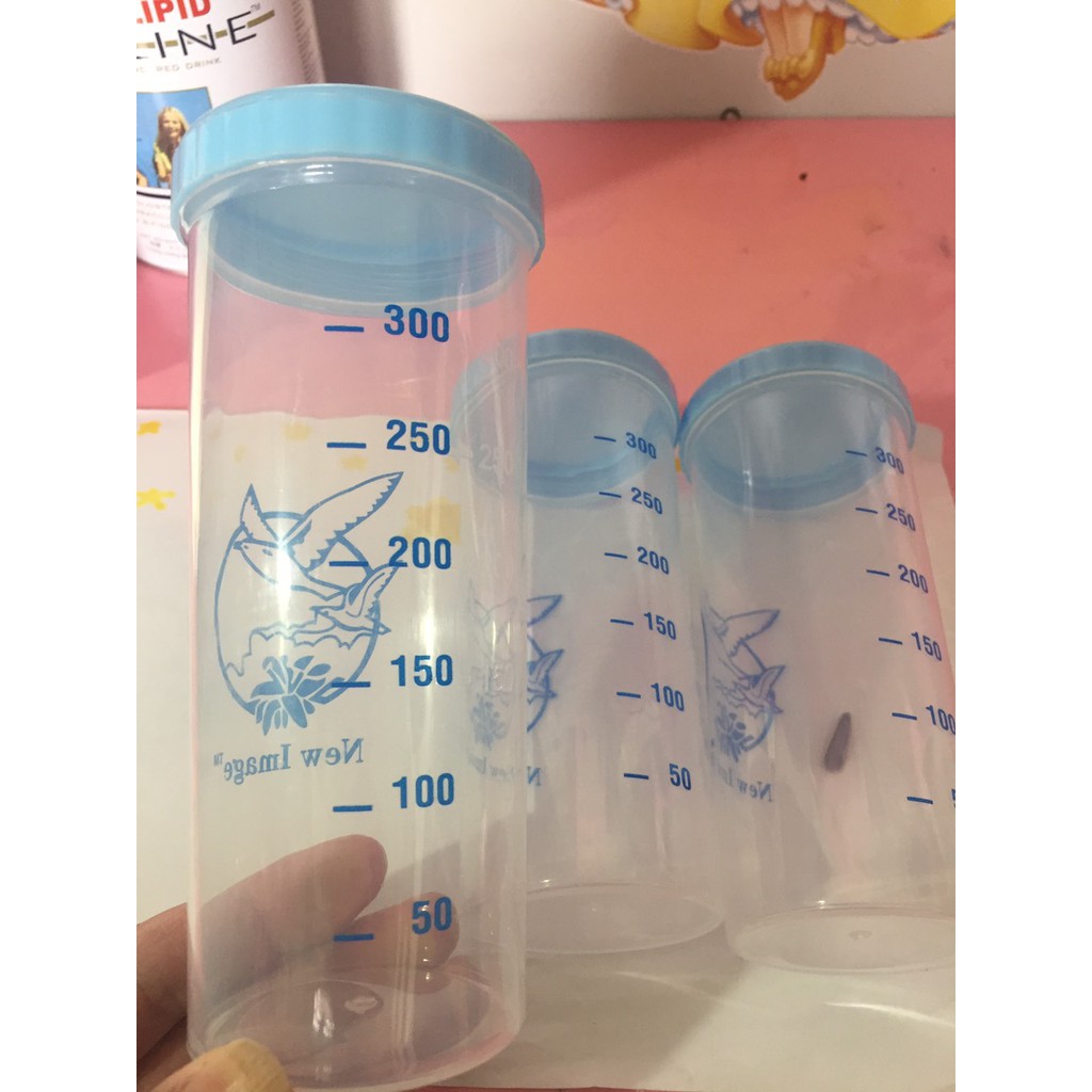 Bình lắc, Bình Nhựa,Cốc Nhựa sữa vạch chia 300 ml | BigBuy360 - bigbuy360.vn