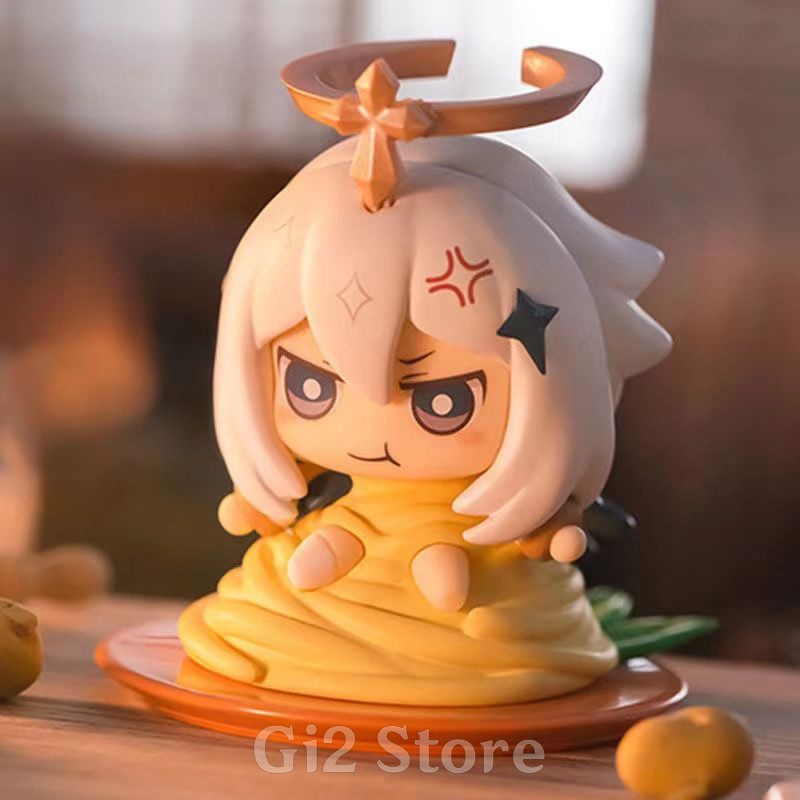 Mô hình nhân vật Paimon Genshin Impact bộ 6 chiếc Fullbox Paimon Thức ăn dự trữ chibi