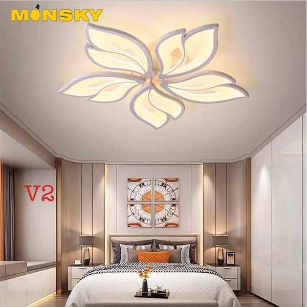 Đèn trần MONSKY UMIA 3 màu ánh sáng kèm khiển từ xa tiện dụng dùng cho trang trí phòng khách