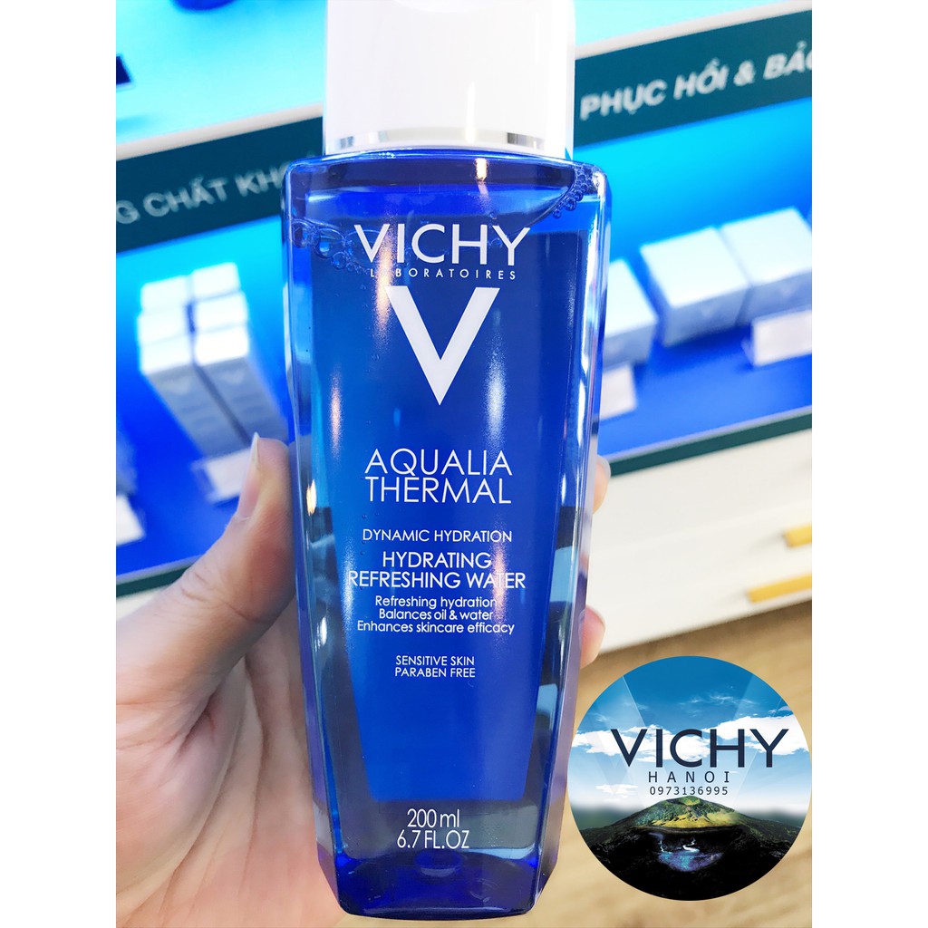 Nước Cân Bằng Làm Săn Da, Loại Bỏ Độc Tố Cho Da Hỗn Hợp & Da Dầu Vichy Aqualia Thermal Hydrating Refreshing Water 200ml | BigBuy360 - bigbuy360.vn