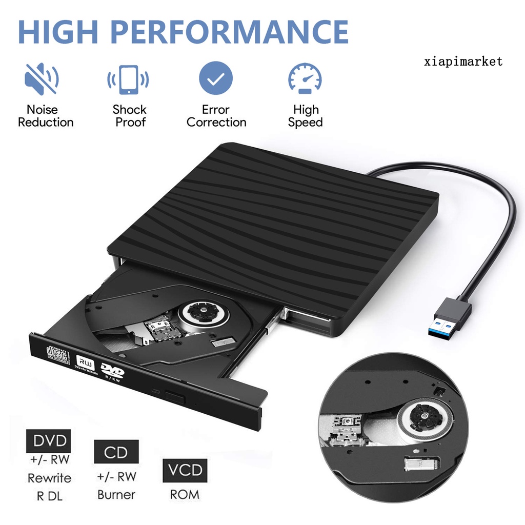 Ổ Đĩa Cd-Rw Kết Nối Usb 3.0 Type-C Dvd Cho Máy Tính | BigBuy360 - bigbuy360.vn