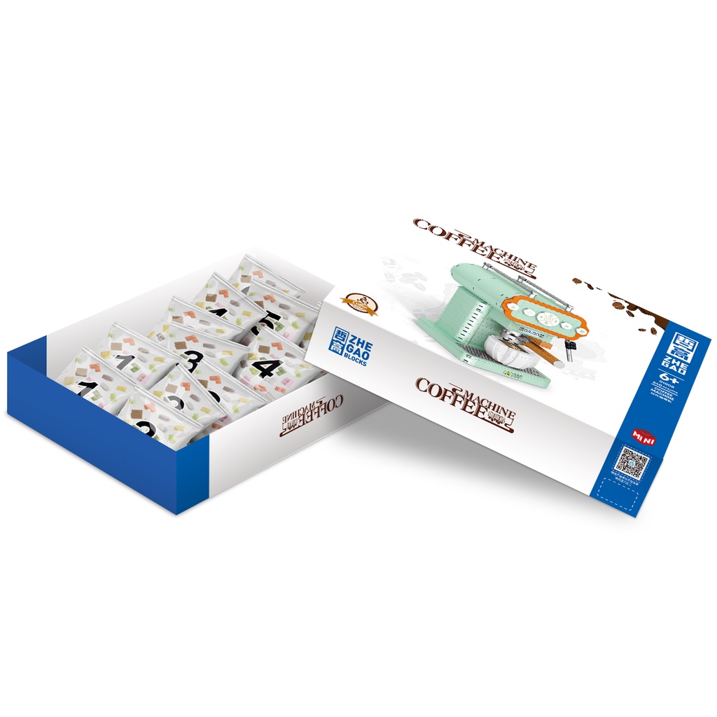 Bộ Đồ Chơi Lắp Ráp Mô Hình Máy Pha Cà Phê Cho Bé