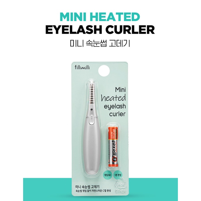 Uốn mi nhiệt FILLIMILLI Mini Heated Eyelash Curler