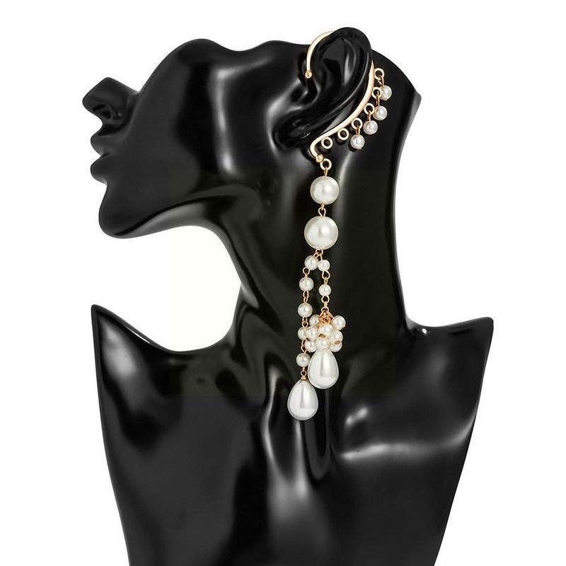 Hoa Tai Dáng Dài Đính Ngọc Trai Thời Trang Cho Nữ