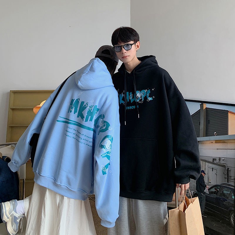 Áo khoác hoodie Size lớn thời trang mùa thu cho cặp đôi