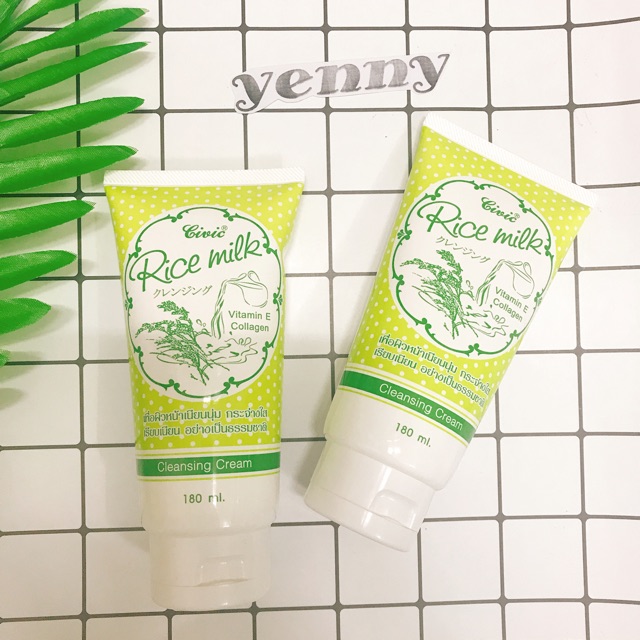 Sữa rửa mặt gạo Civic Rice Milk Cleansing Cream Sữa rửa mặt