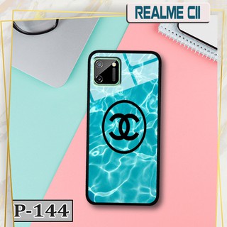 Ốp Realme C11 - lưng kính in hình 3D