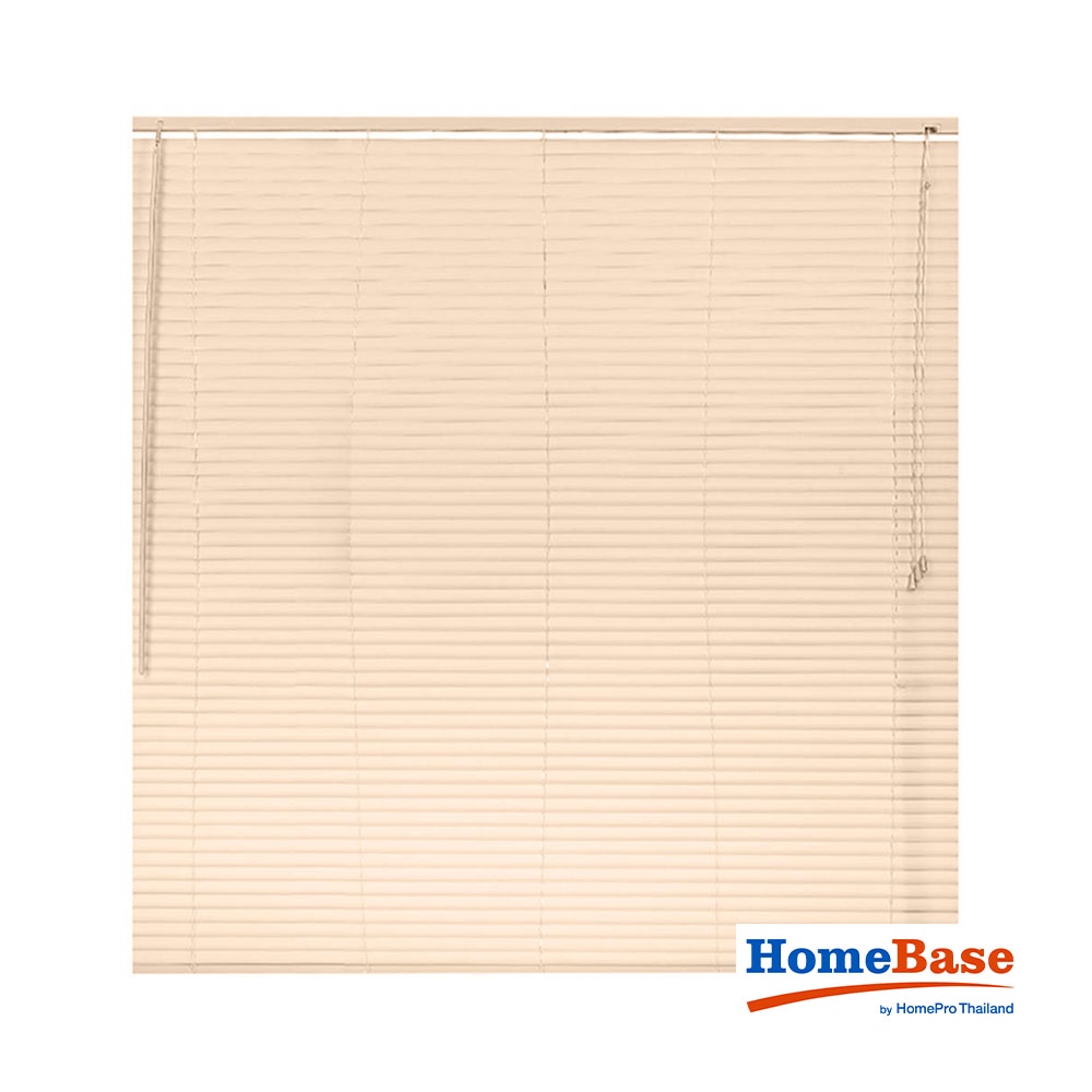 HomeBase HLS Rèm cửa màn cửa kéo nhựa Vinyl Thái Lan 155x160cm màu kem