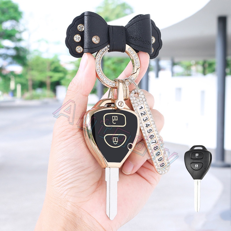 Vỏ Chìa Khóa Điều Khiển Từ Xa 2 / 3 Nút Cho Toyota Camry Corolla Avalon Venza Hilux Auris Vios Yaris Altis Hilux Vigo Fortuner Camry Innova