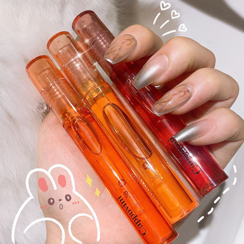 Dầu dưỡng môi dạng lỏng chiết xuất trái cây tự nhiên trong suốt giúp môi căng mọng | BigBuy360 - bigbuy360.vn