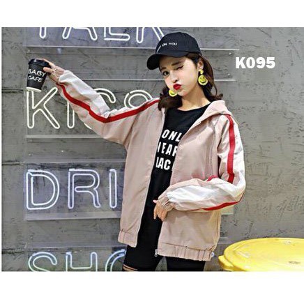 ÁO KHOÁC DÙ NỮ SỌC TAY ÁO CAO CẤP TN02 - MUA NGAY