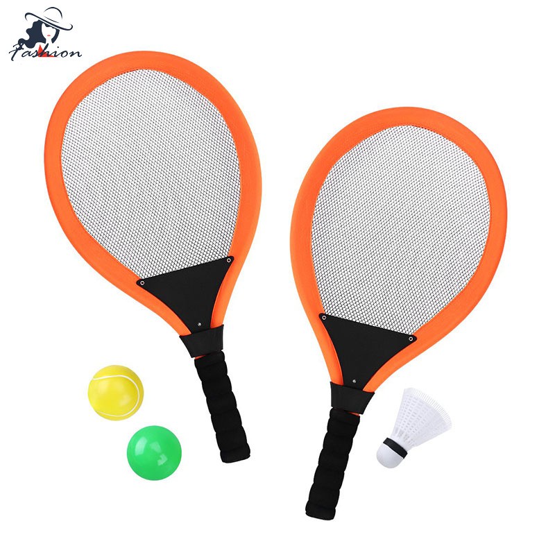 Bộ Vợt Đánh Tennis Plus 2 Quả Cầu Lông Cho Bé