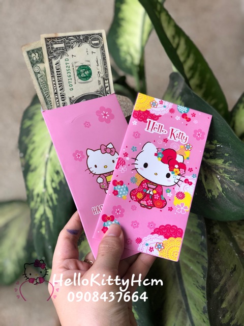 Xấp 5 bao lì xì HelloKitty