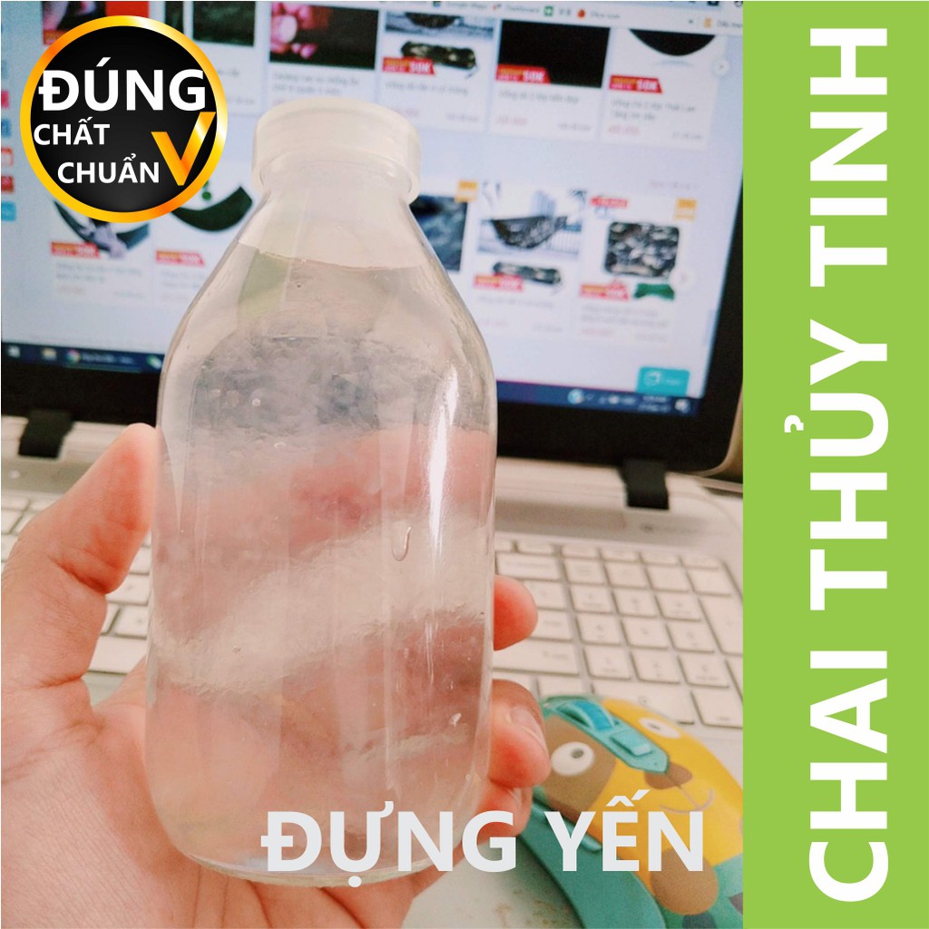 HŨ CHAI LỌ THỦY TINH 300ML NẮP NHỰA ĐỰNG NƯỚC ÉP SINH TỐ TRÀ SỮA CAFE NGŨ CỐC CÁM GẠO DẦU DỪA CÁC LOẠI HẠT QUÀ TẶNG