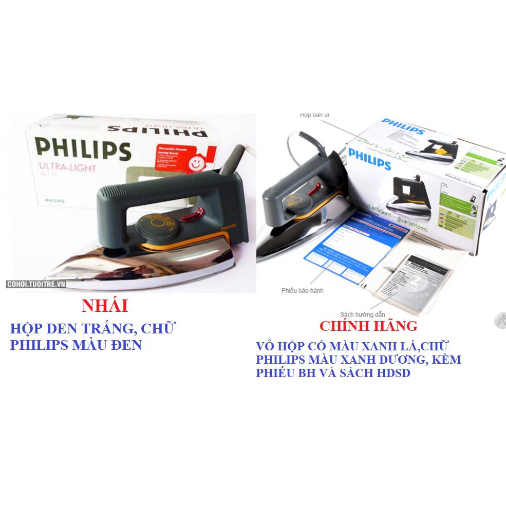 Bàn ủi philips CHÍNH HÃNG