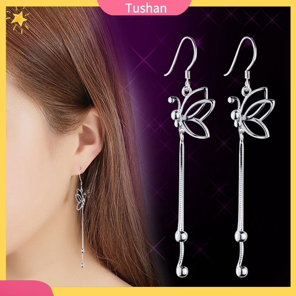 Khuyên tai nữ trang dáng dài tạo hình độc đáo