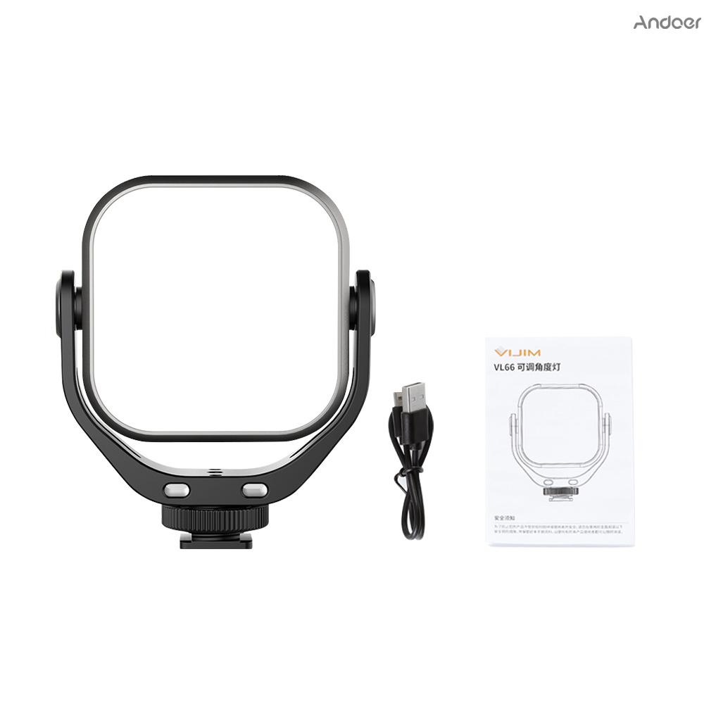 Đèn Led Trợ Sáng Mini Vijim Vl66 6w Cri95 2500k-6500k 2000mah Có Thể Sạc Lại Kèm Giá Đỡ Chữ U | BigBuy360 - bigbuy360.vn