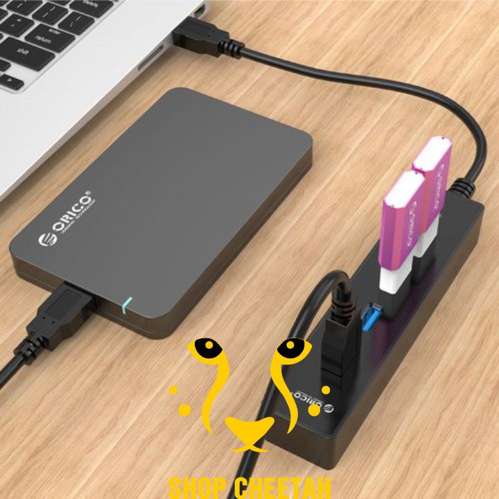 Bộ chia 4 cổng USB 3.0 – Hub Orico W5P-U3 – Chính Hãng – Bảo hành 12 tháng – USB3.0 Four – Port Hub