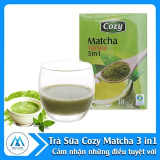 Trà sữa Cozy vị Matcha 3in1 hộp 18 gói