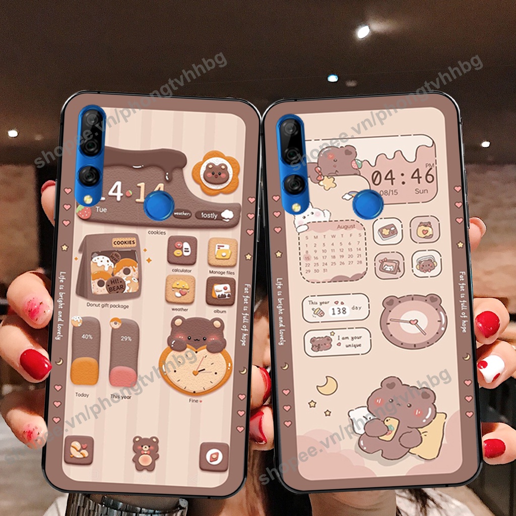 Ốp lưng Huawei Y9 2019 / Y9 Prime 2019 gấu,thỏ trắng , đồng hồ dễ thương cute cực đẹp