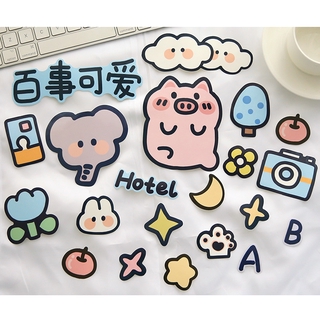 Nhãn Dán Trang Trí Tủ Lạnh Hình Hoạt Hình Đáng Yêu