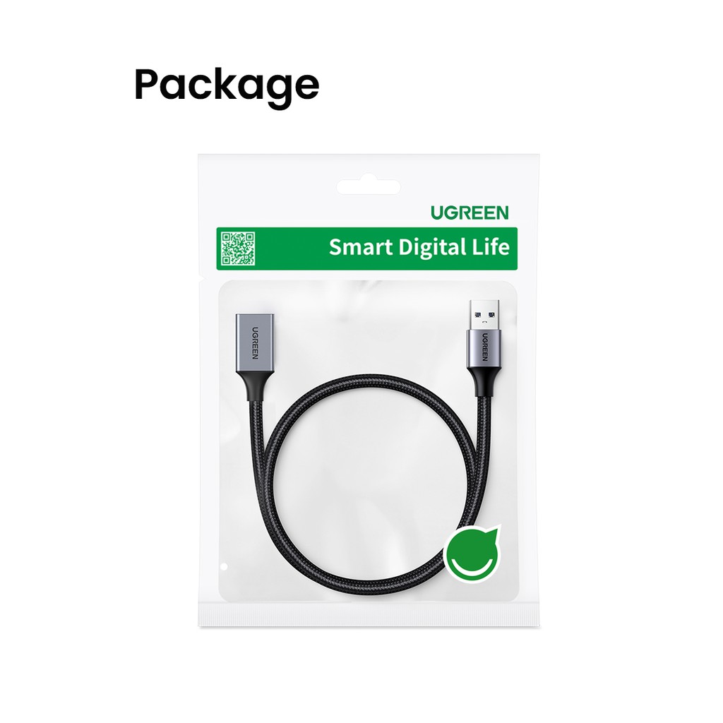Dây cáp mở rộng Ugreen USB 3.0 chuyên dụng cho PC TV