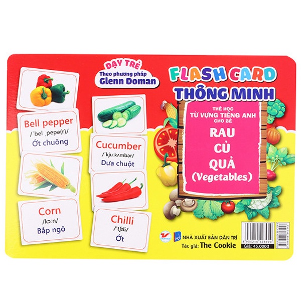 Sách - Flash Card Thông Minh - Rau Củ Quả Sách Khám Phá