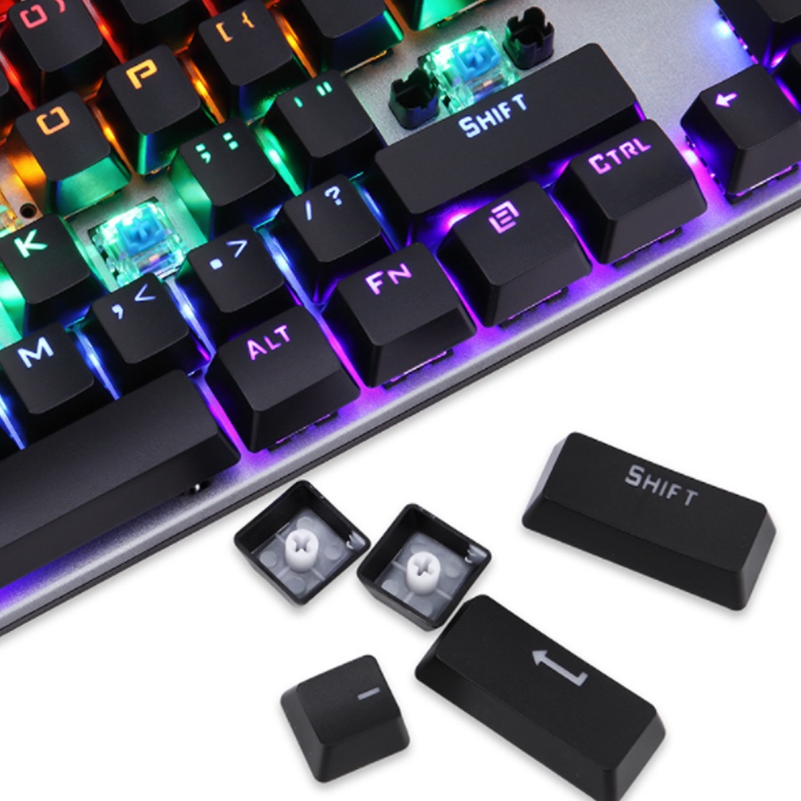 Bàn phím cơ, bàn phím gaming chính hãng Forev Q302, blue switch, 18 chế độ led RGB, chơi game văn phòng bấm cực thích