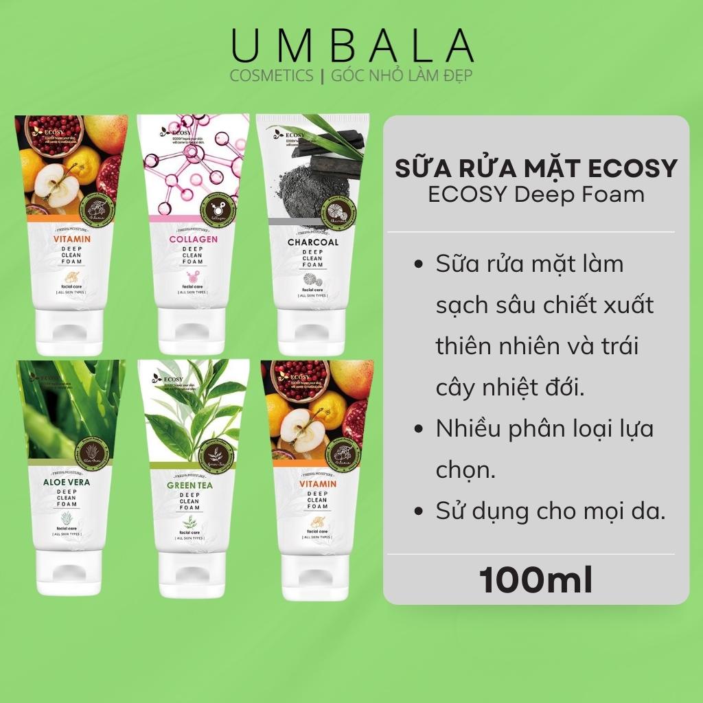 Sữa rửa mặt Ecosy sạch sâu (100ml)