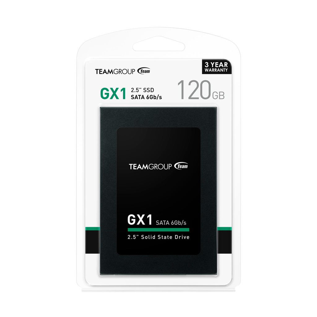 Ổ cứng SSD Team Group GX1 120GB Sata III 7mm 2.5" (Bảo hành 3 năm đổi mới) - Hàng chính hãng | BigBuy360 - bigbuy360.vn