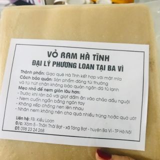 Bánh ram Hà Tĩnh loại 1